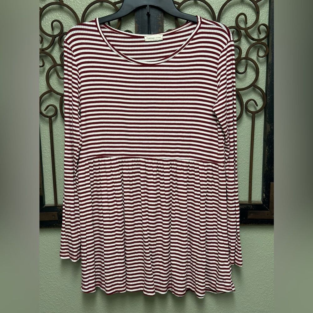 Flamingo Urban striped long sleeve top
